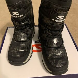 Hobibear Kids Black Winter Boots